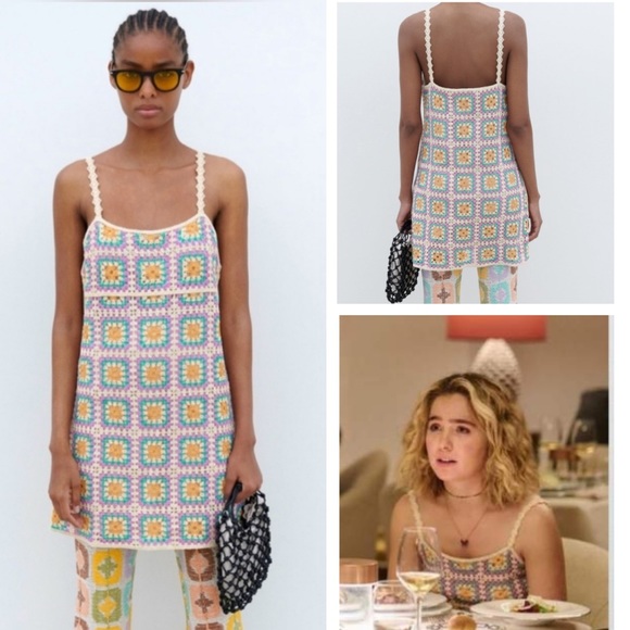 Zara Dresses & Skirts - Zara Crocheted Mini Dress | As Seen On 📺The White Lotus